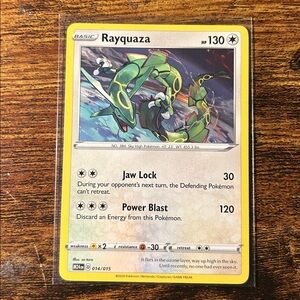 Rayquaza Pokémon Card